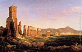 Rome Canvas Paintings - Aqueduct near Rome
